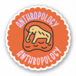 Social Antropologi, antropologi Student Klistermärken