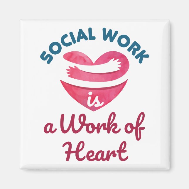 Social är ett arbete av Heart Social-arbetare Magnet (Framsidan)