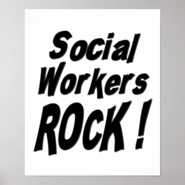 Social arbetararbetare Sten! Poster utskrift (Framsidan)