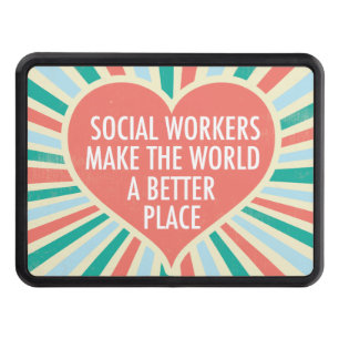 Social-arbetaren i den inspirerande Social-arbetso Dragkroksskydd