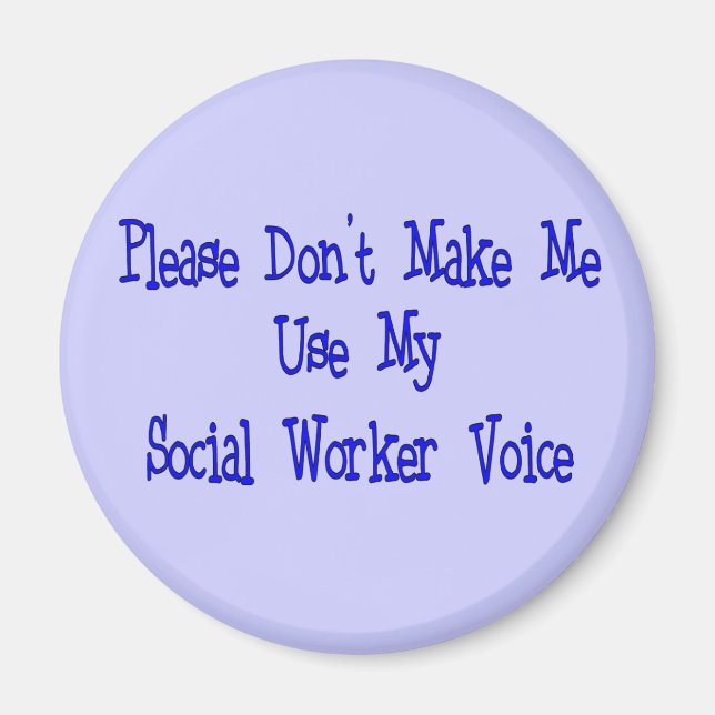 Social arbetargåvor magnet (Framsidan)