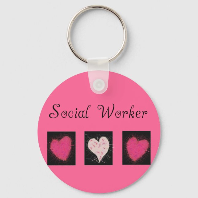 Social arbetargåvor nyckelring (Framsida)