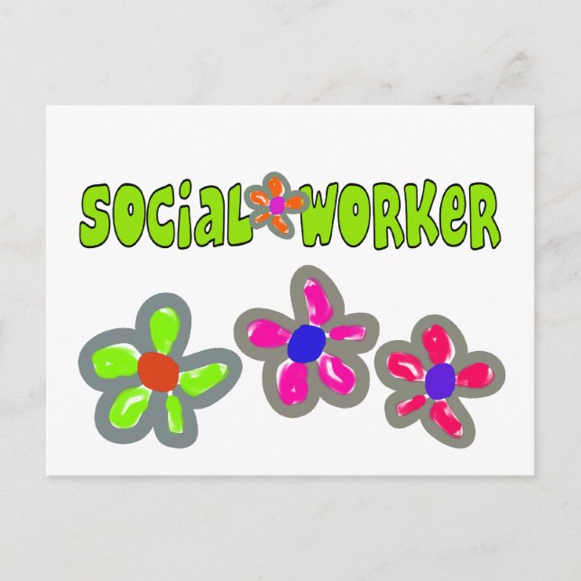 Social arbetargåvor vykort (Framsida)