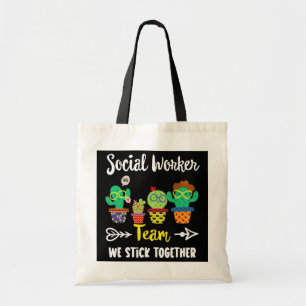 Social arbetarteam Funny Cactus Crew Social Tygkasse
