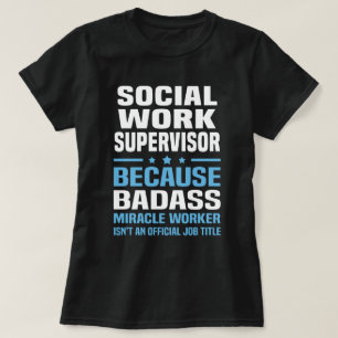 Social arbetsansvarig t shirt