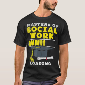 Social-arbetsdesign för MSW-grad - befälhavare för T Shirt