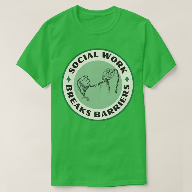 Social-arbetshindret T Shirt (Design framsida)