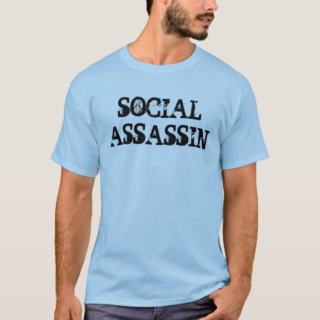 Social Assassin t shirt (Framsida)