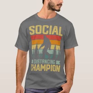SOCIAL AVSTÅND CHAMPION med bigfoot T Shirt