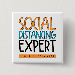 Social Avstånd expert. Jag är en frilansare. Knapp