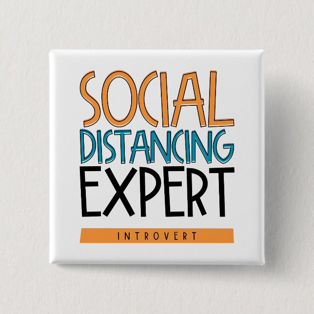 Social Avstånd expertintroduktion Knapp (Framsida)