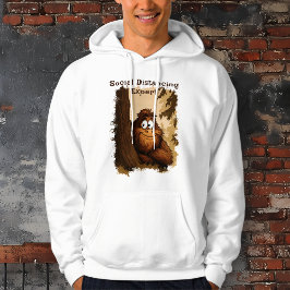 Social Avstånd expertsasquatch Hoodie