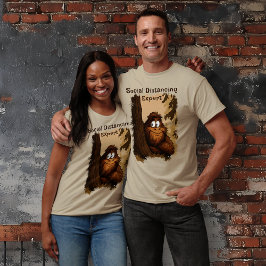 Social Avstånd expertsasquatch T Shirt