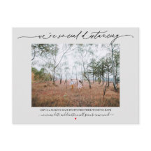 Social Avstånd Grått för uppskjutning av Bröllop