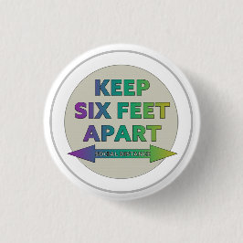 Social Avstånd Knapp