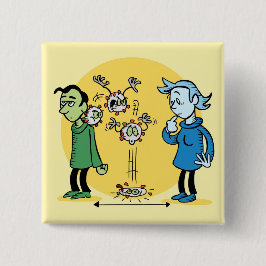 Social Avstånd Knapp