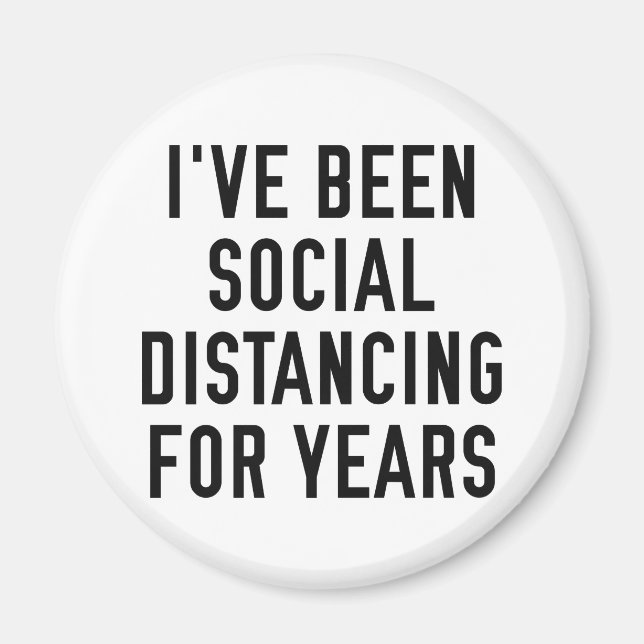 Social Avstånd Magnet (Framsidan)