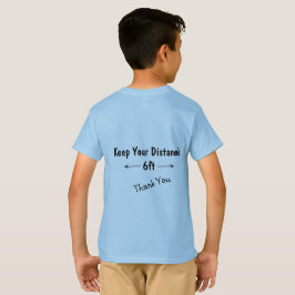 Social Avstånd Personlig Tack längst bak T Shirt