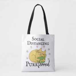 Social Avstånd PurrFerred CAT Tygkasse