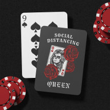 Social Avstånd Queen Skull & Ro