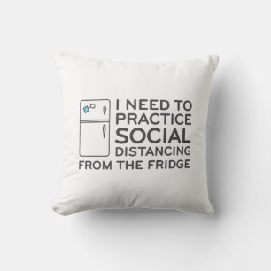 Social Avstånd rygg Kudde
