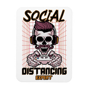 Social avstånd speldesign för experter magnet