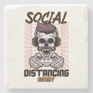 Social avstånd speldesign för experter stenunderlägg