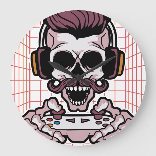 Social avstånd speldesign för experter stor klocka (Framsida)