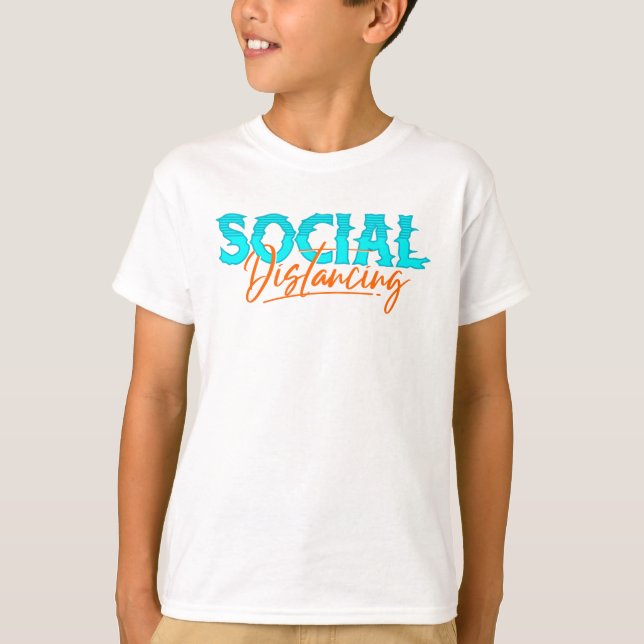 Social Avstånd T Shirt (Framsida)