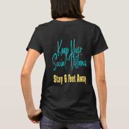 Social Avstånd viruset Folkhälsa Modern T Shirt