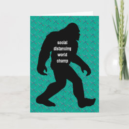 Social Avstånd World Champ Big Foot PDX-matta Kort