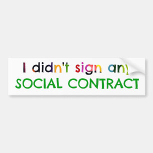 Social avtalar? bildekal