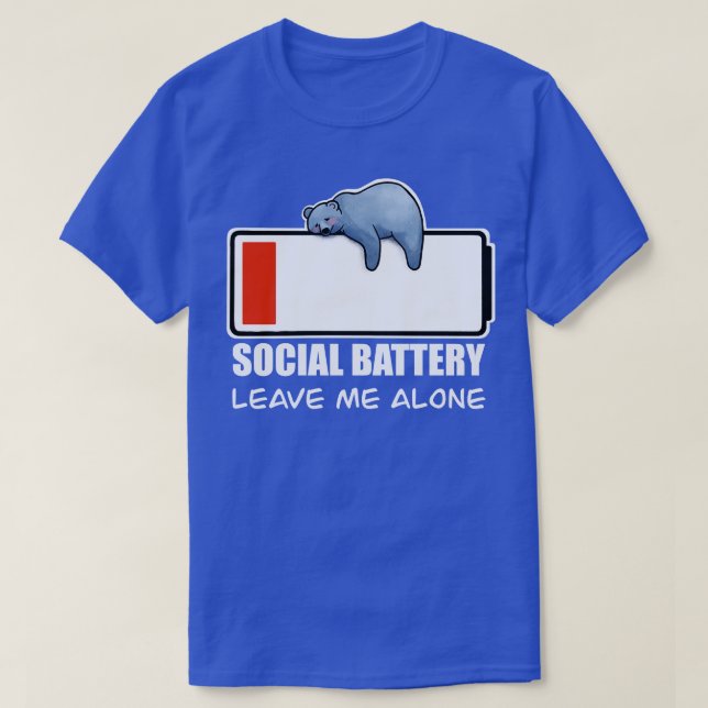 social-batteri t shirt (Design framsida)