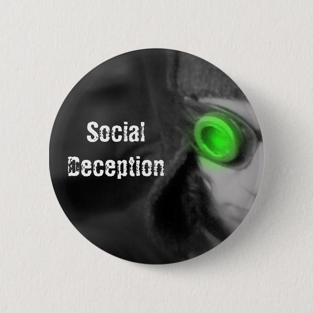 Social bedrägeri knäppas knapp (Framsida)