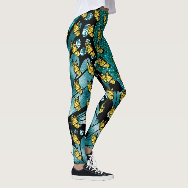 Social Butterfly Pop Mode Leggings (Höger)