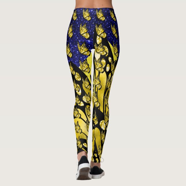 Social Butterfly Pop Mode Leggings (Baksida)