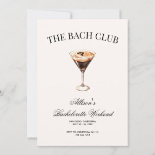 Social Club Espresso Cocktail Bach Resplan och Inbjudningar
