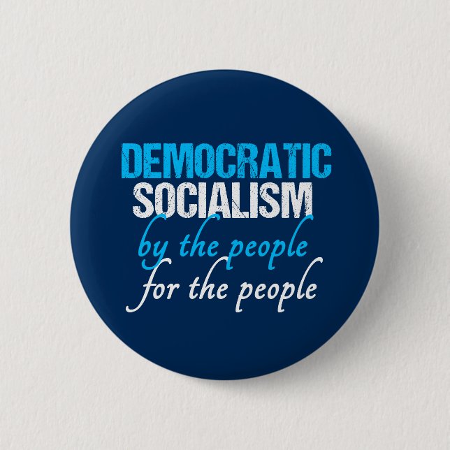 Social Demokrati | Demokratisk socialism Knapp (Framsida)