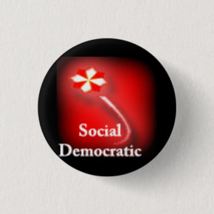 Social demokratiska partitlogotyp knapp