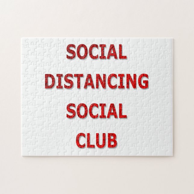 Social Distancing Social Club Pussel (Horisontell)