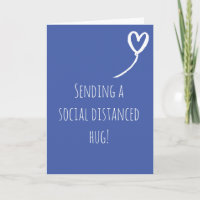 Social Distans Knuff Saknar Dig Födelsedag