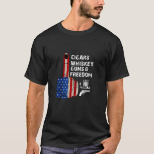 Social Distansering Cigarr Röknings Skyltar Whiske T Shirt