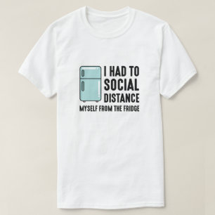 Social Distansering Kylskåp T Shirt