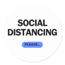 "Social Distansing Tack" Roligt Covid