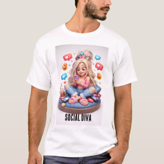 social diva  t shirt