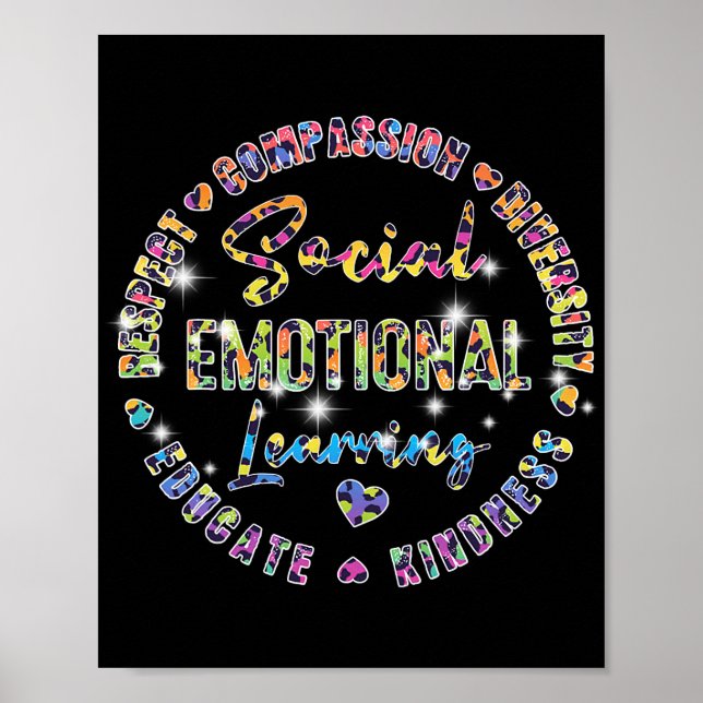 Social Emotional Learning Heart Counselor Teacher Poster (Framsidan)