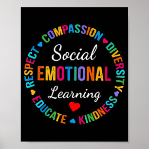 Social Emotional Learning Heart Counselor Teacher Poster