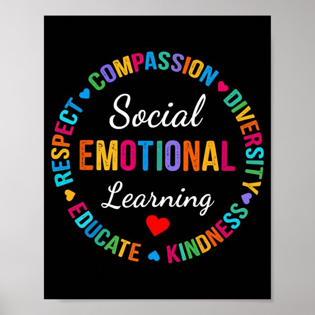 Social Emotional Learning Heart Counselor Teacher Poster (Framsidan)