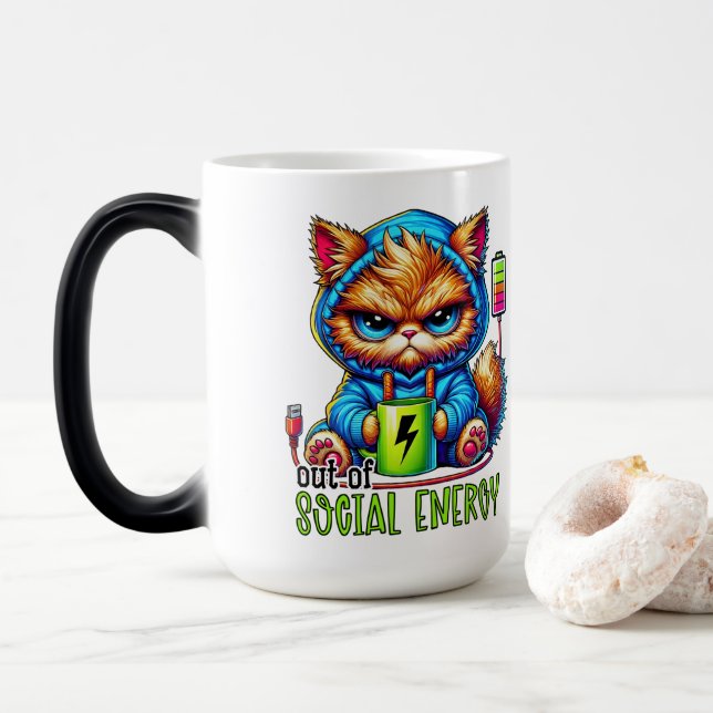Social energi magisk mugg (Med munk)