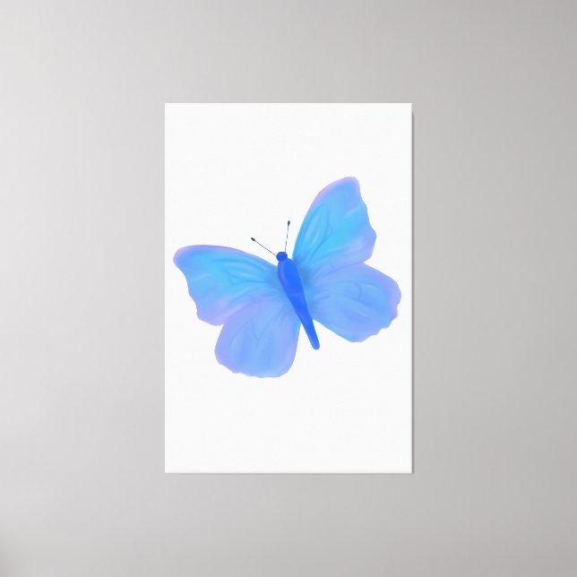 Social fjäril! canvastryck (Framsida)